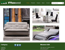 Tablet Screenshot of maxwestusa.com
